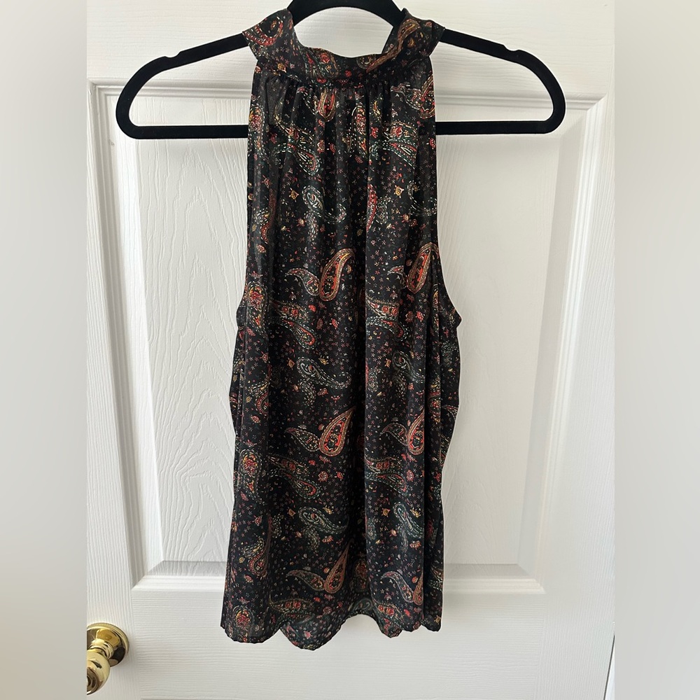 J. Crew Paisley Halter Neck Top - Picture 5 of 7